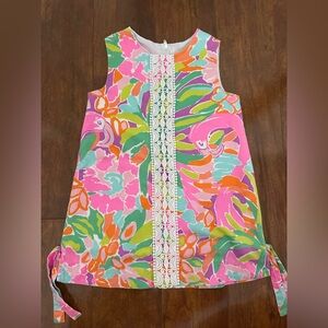 Lilly Pulitzer Girls Dress size 3T Lulu Flamingo